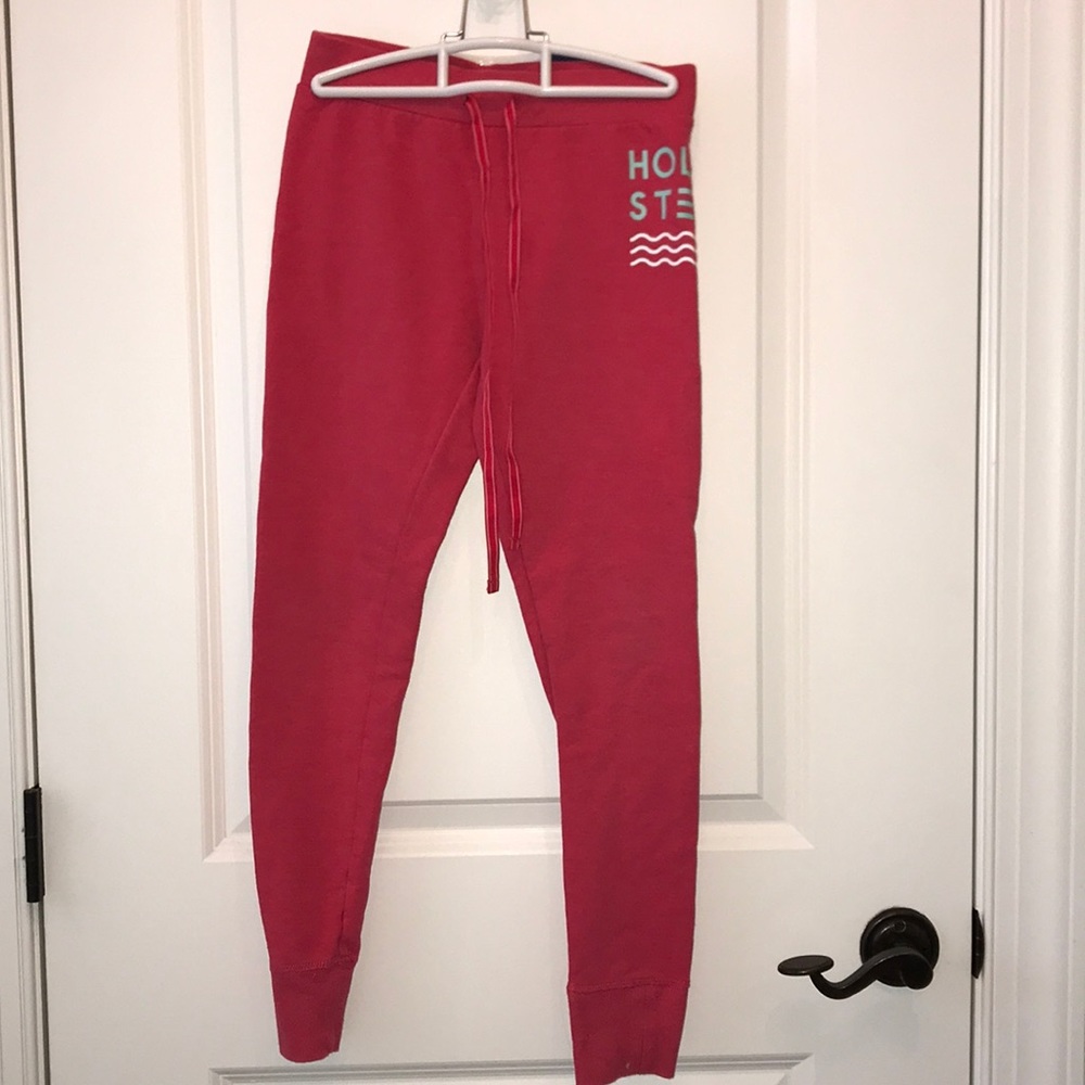 Pink Hollister sweatpants